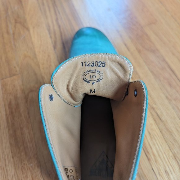 John Fluevog Green Chukka Boots - Picture 3 of 4